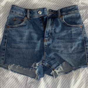 Topshop Mom Jean Shorts